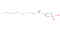 3-[(2-butoxyethyl)amino]-1λ?-thietane-1,1-dione图片