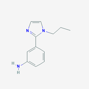 3-(1-Propyl-1H-imidazol-2-yl)aniline图片