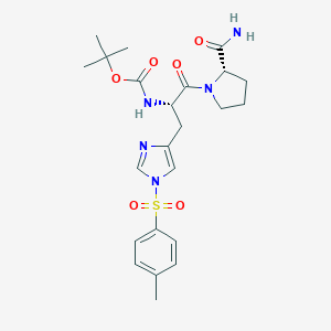 tert-Butyl((S)-1-((S)-2-carbamoylpyrrolidin-1-yl)-1-oxo-3-(1-tosyl-1H-imidazol-4-yl)propan-2-yl)carbamate图片
