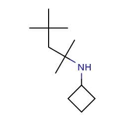 N-(2,4,4-trimethylpentan-2-yl)cyclobutanamine图片