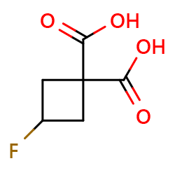 3-fluorocyclobutane-1,1-dicarboxylicacid图片