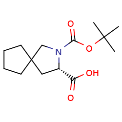 (3S)-2-[(tert-butoxy)carbonyl]-2-azaspiro[4,4]nonane-3-carboxylicacid图片