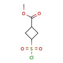 methyl3-(chlorosulfonyl)cyclobutane-1-carboxylate图片