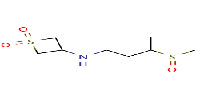 3-[(3-methanesulfinylbutyl)amino]-1λ?-thietane-1,1-dione图片