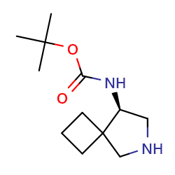 tert-butylN-[(8R)-6-azaspiro[3,4]octan-8-yl]carbamate图片