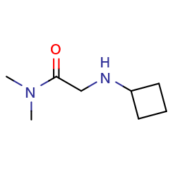 2-(cyclobutylamino)-N,N-dimethylacetamide图片