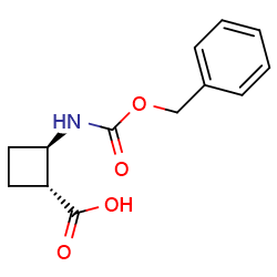 trans-2-{[(benzyloxy)carbonyl]amino}cyclobutane-1-carboxylicacid图片