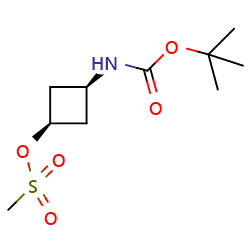 cis-tert-butylN-[3-(methanesulfonyloxy)cyclobutyl]carbamate图片