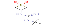 N'-tert-butyl-N-(1,1-dioxo-1λ?-thietan-3-yl)guanidine图片