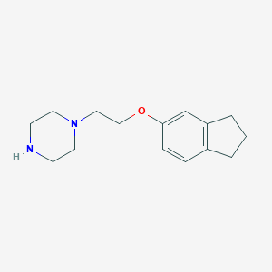 1-[2-(2,3-Dihydro-1H-inden-5-yloxy)ethyl]piperazine图片