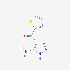 4-(thiophene-2-carbonyl)-1H-pyrazol-5-amine图片