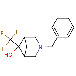 3-benzyl-6-(trifluoromethyl)-3-azabicyclo[3,1,1]heptan-6-ol图片