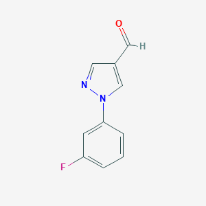 1-(3-fluorophenyl)-1H-pyrazole-4-carbaldehyde图片