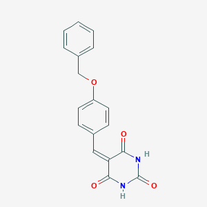 5-{[4-(benzyloxy)phenyl]methylene}-2,4,6(1H,3H,5H)-pyrimidinetrione图片