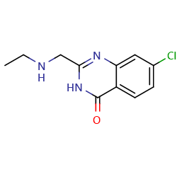 7-chloro-2-[(ethylamino)methyl]-3,4-dihydroquinazolin-4-one图片