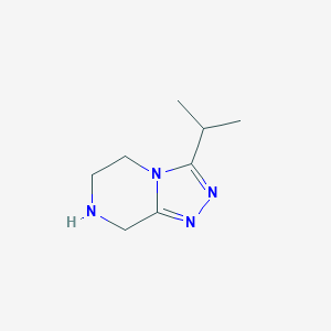 3-Isopropyl-5,6,7,8-tetrahydro-[1,2,4]triazolo[4,3-a]pyrazine图片