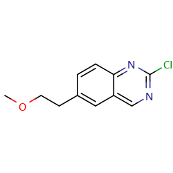 2-chloro-6-(2-methoxyethyl)quinazoline图片