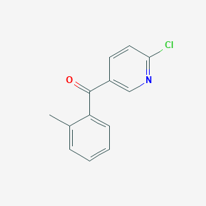 2-Chloro-5-(2-methylbenzoyl)pyridine图片