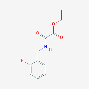 Acetic acid,2-[[(2-fluorophenyl)methyl]amino]-2-oxo-,ethyl ester图片