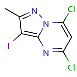5,7-dichloro-3-iodo-2-methyl-pyrazolo[1,5-a]pyrimidine图片