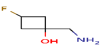 1-(aminomethyl)-3-fluoro-cyclobutanol图片