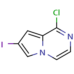 1-chloro-7-iodopyrrolo[1,2-a]pyrazine图片