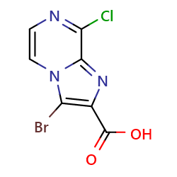 3-bromo-8-chloroimidazo[1,2-a]pyrazine-2-carboxylicacid图片