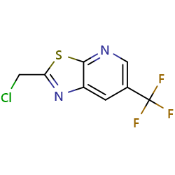 2-(chloromethyl)-6-(trifluoromethyl)-[1,3]thiazolo[5,4-b]pyridine图片