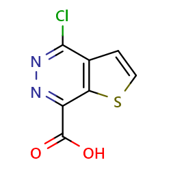 4-chlorothieno[2,3-d]pyridazine-7-carboxylicacid图片