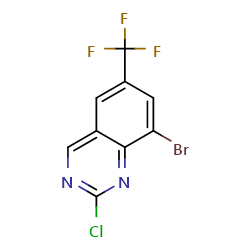 8-bromo-2-chloro-6-(trifluoromethyl)quinazoline图片