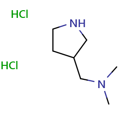 N,N-dimethyl-1-pyrrolidin-3-yl-methanaminedihydrochloride图片