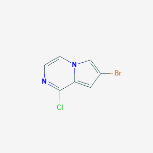 7-bromo-1-chloropyrrolo[1,2-a]pyrazine图片
