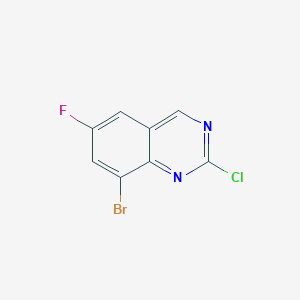 8-bromo-2-chloro-6-fluoroquinazoline图片