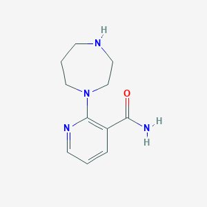 2-(1,4-diazepan-1-yl)pyridine-3-carboxamide图片