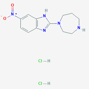2-(1,4-diazepan-1-yl)-5-nitro-1H-1,3-benzodiazole dihydrochloride图片
