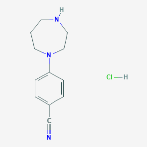 4-(1,4-Diazepan-1-yl)benzonitrile Hydrochloride图片