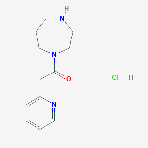 1-(1,4-Diazepan-1-yl)-2-(pyridin-2-yl)ethan-1-one Hydrochloride图片