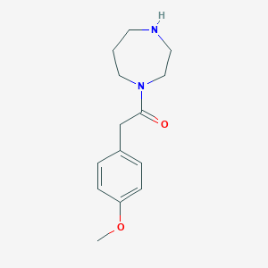 1-(1,4-Diazepan-1-yl)-2-(4-methoxyphenyl)ethan-1-one图片