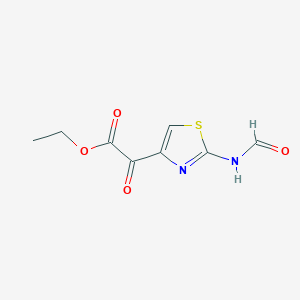Ethyl 2-(2-Formamidothiazol-4-yl)-2-oxoacetate图片