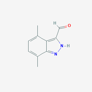 4,7-Dimethyl-3-formyl(1H)indazole图片