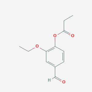 2-ethoxy-4-formylphenyl propionate图片