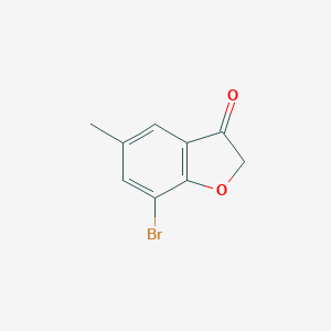 7-Bromo-5-methyl-2,3-dihydro-1-benzofuran-3-one图片