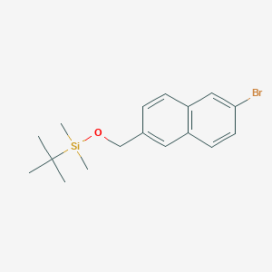 6-Bromo-2-(tert-butyldimethylsilyloxymethyl)naphthalene图片