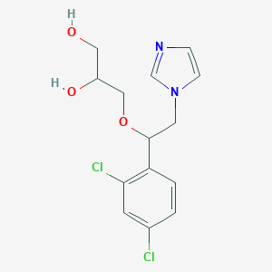3-[1-(2,4-Dichlorophenyl)-2-(1H-imidazol-1-yl)ethoxy]-1,2-propanediol(Mixture of Diastereomers)图片