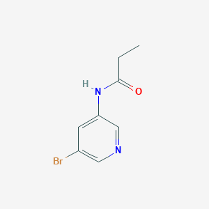 N-(5-Bromopyridin-3-yl)propionamide图片