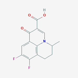 8,9-Difluoro-5-methyl-1-oxo-1,5,6,7-tetrahydropyrido[3,2,1-ij]quinoline-2-carboxylic Acid图片