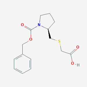(S)-2-Carboxymethylsulfanylmethyl-pyrrolidine-1-carboxylic acid benzyl ester图片