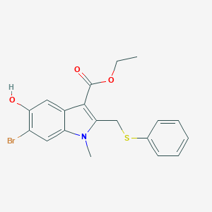 6-Bromo-5-hydroxy-1-methyl-2-[(phenylthio)methyl]-1H-indole-3-carboxylic Acid Ethyl Ester图片