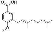 3-Geranyl-4-methoxybenzoic acid图片