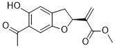 Methyl 2-(6-acetyl-5-hydroxy-2,3-dihydrobenzofuran-2-yl)propenoate图片